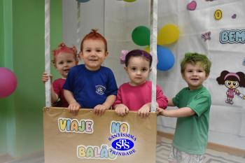 Alunos participam de atividades alusivas ao Dia da Criança 