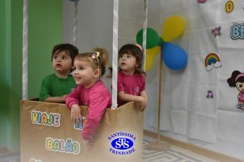 Alunos participam de atividades alusivas ao Dia da Criança 