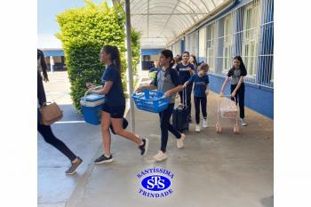 Alunos participam de atividades alusivas ao Dia da Criança 