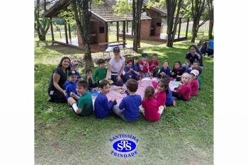 Alunos participam de atividades alusivas ao Dia da Criança 