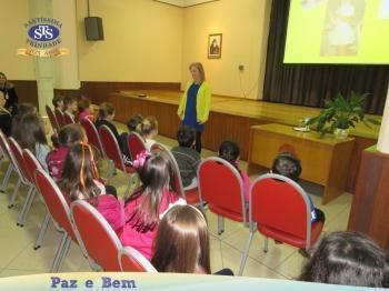 1º ano - encontro com escritora 