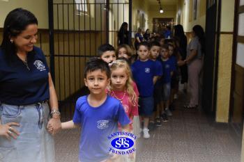 Celebração de Conclusão da Educação Infantil e envio para o 1º ano dos alunos do Infantil 5