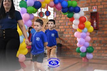 Celebração de Conclusão da Educação Infantil e envio para o 1º ano dos alunos do Infantil 5