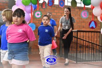 Celebração de Conclusão da Educação Infantil e envio para o 1º ano dos alunos do Infantil 5