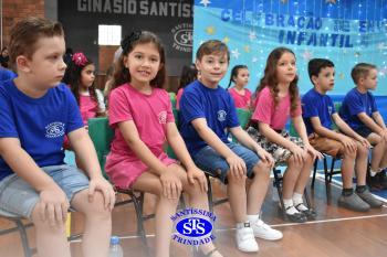 Celebração de Conclusão da Educação Infantil e envio para o 1º ano dos alunos do Infantil 5