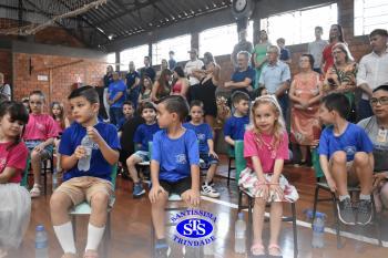 Celebração de Conclusão da Educação Infantil e envio para o 1º ano dos alunos do Infantil 5