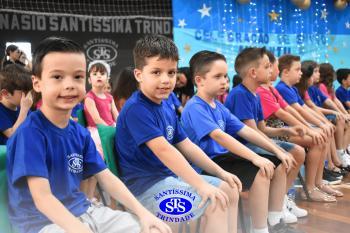 Celebração de Conclusão da Educação Infantil e envio para o 1º ano dos alunos do Infantil 5