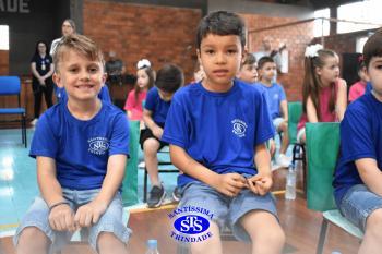 Celebração de Conclusão da Educação Infantil e envio para o 1º ano dos alunos do Infantil 5