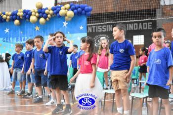Celebração de Conclusão da Educação Infantil e envio para o 1º ano dos alunos do Infantil 5