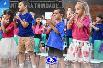 Celebração de Conclusão da Educação Infantil e envio para o 1º ano dos alunos do Infantil 5