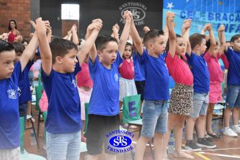 Celebração de Conclusão da Educação Infantil e envio para o 1º ano dos alunos do Infantil 5