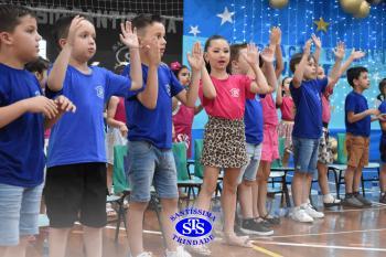 Celebração de Conclusão da Educação Infantil e envio para o 1º ano dos alunos do Infantil 5