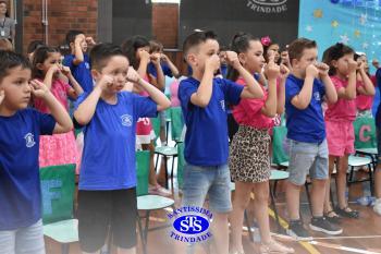 Celebração de Conclusão da Educação Infantil e envio para o 1º ano dos alunos do Infantil 5