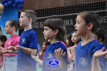 Celebração de Conclusão da Educação Infantil e envio para o 1º ano dos alunos do Infantil 5