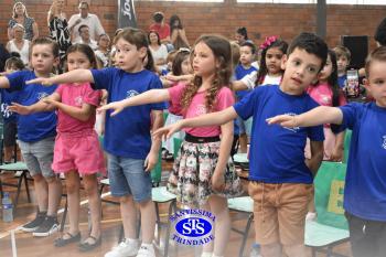 Celebração de Conclusão da Educação Infantil e envio para o 1º ano dos alunos do Infantil 5
