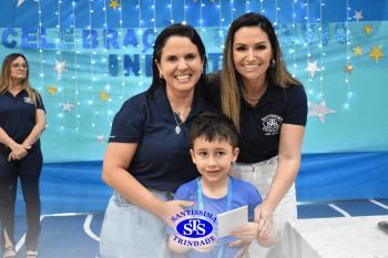 Celebração de Conclusão da Educação Infantil e envio para o 1º ano dos alunos do Infantil 5