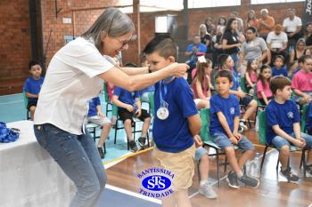 Celebração de Conclusão da Educação Infantil e envio para o 1º ano dos alunos do Infantil 5