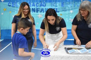 Celebração de Conclusão da Educação Infantil e envio para o 1º ano dos alunos do Infantil 5