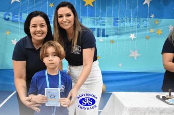Celebração de Conclusão da Educação Infantil e envio para o 1º ano dos alunos do Infantil 5