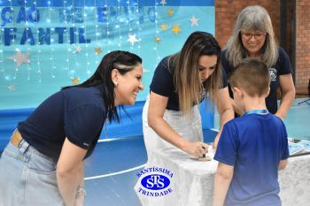 Celebração de Conclusão da Educação Infantil e envio para o 1º ano dos alunos do Infantil 5
