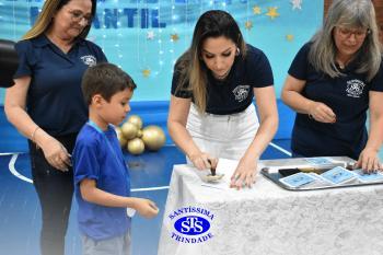 Celebração de Conclusão da Educação Infantil e envio para o 1º ano dos alunos do Infantil 5