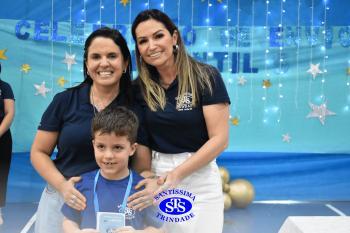 Celebração de Conclusão da Educação Infantil e envio para o 1º ano dos alunos do Infantil 5