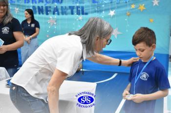 Celebração de Conclusão da Educação Infantil e envio para o 1º ano dos alunos do Infantil 5