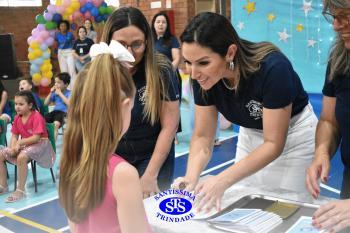 Celebração de Conclusão da Educação Infantil e envio para o 1º ano dos alunos do Infantil 5