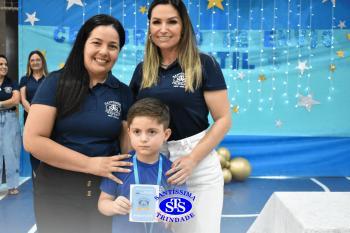 Celebração de Conclusão da Educação Infantil e envio para o 1º ano dos alunos do Infantil 5