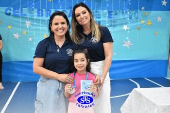 Celebração de Conclusão da Educação Infantil e envio para o 1º ano dos alunos do Infantil 5