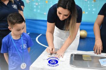 Celebração de Conclusão da Educação Infantil e envio para o 1º ano dos alunos do Infantil 5