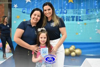 Celebração de Conclusão da Educação Infantil e envio para o 1º ano dos alunos do Infantil 5