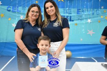 Celebração de Conclusão da Educação Infantil e envio para o 1º ano dos alunos do Infantil 5