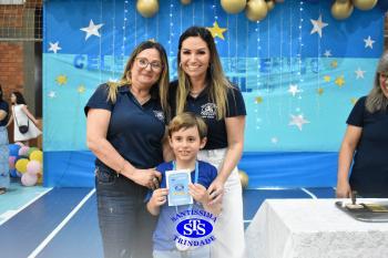 Celebração de Conclusão da Educação Infantil e envio para o 1º ano dos alunos do Infantil 5