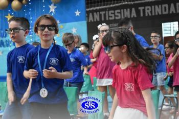 Celebração de Conclusão da Educação Infantil e envio para o 1º ano dos alunos do Infantil 5