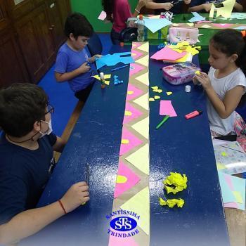 4º ano | Grafismo indígena é utilizado em intervenção artística