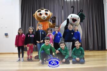 Meet and Greet com personagens da Systemic Bilingual