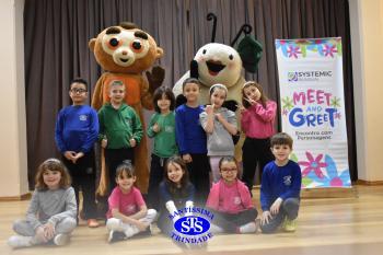 Meet and Greet com personagens da Systemic Bilingual