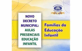 Novo decreto permite aulas presenciais na Educação Infantil 