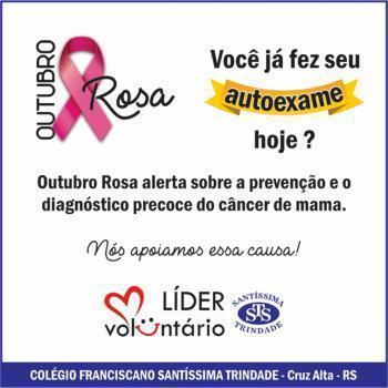 Ação de conscientização sobre o autoexame de mama