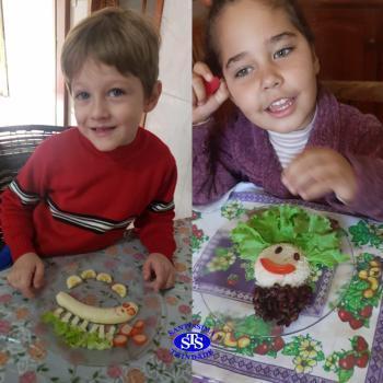 Infantil 4 realiza projeto sobre alimentação saudável