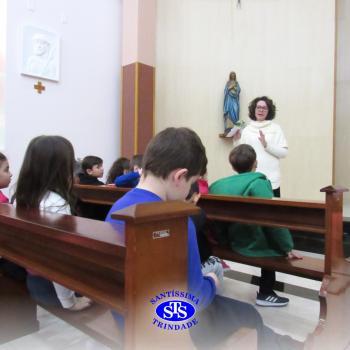 Bênção dos cadernos marca encerramento do semestre | 1º ano