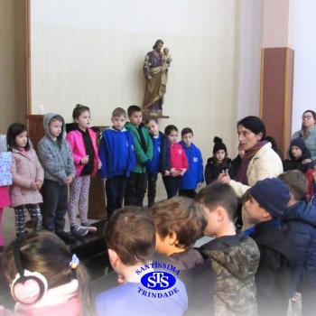 Bênção dos cadernos marca encerramento do semestre | 1º ano