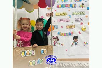 Alunos participam de atividades alusivas ao Dia da Criança 