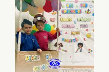 Alunos participam de atividades alusivas ao Dia da Criança 