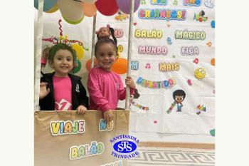 Alunos participam de atividades alusivas ao Dia da Criança 