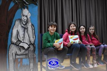 Alunos participam do Projeto Autor Presente com a escritora Leonir Batista | 3º ano