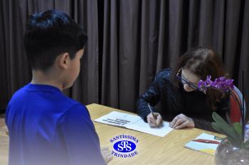 Alunos participam do Projeto Autor Presente com a escritora Leonir Batista | 3º ano