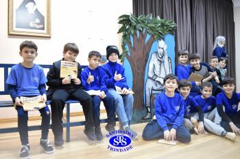 Alunos participam do Projeto Autor Presente com a escritora Leonir Batista | 3º ano