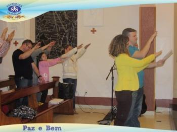 Celebração Eucarística na Capela do Colégio